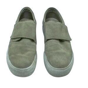 Vince cage sport capsule wardrobe suede grip strap minimalist platform sneaker